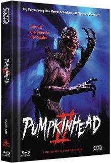 Pumpkinhead 2 (1994) (Cover B, Collector's Edition, Limited Edition, Mediabook, Uncut, Blu-ray + DVD)