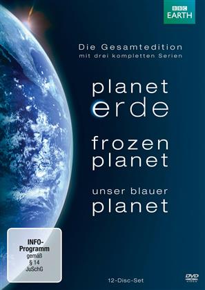 Planet Erde / Frozen Planet / Unser blauer Planet (BBC Earth, Die Gesamtedition, 12 DVDs)