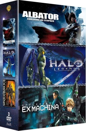 Albator - Corsaire de l'espace (2013) / Appleseed Ex Machina / Halo Legends (3 DVDs)