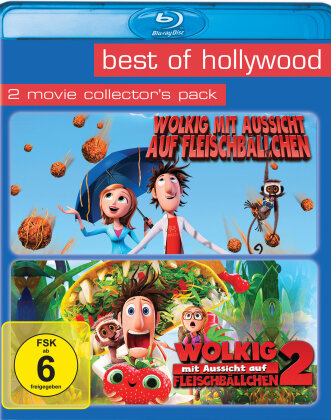 Wolkig mit Aussicht auf Fleischbällchen 1 & 2 (Best of Hollywood, 2 Movie Collector's Pack, 2 Blu-ray)