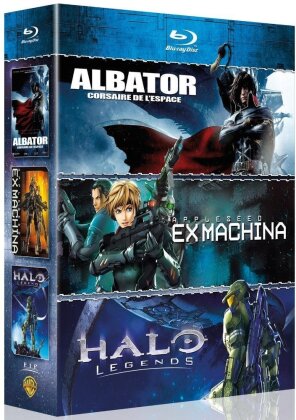 Albator - Corsaire de l'espace (2013) / Appleseed Ex Machina / Halo Legends (3 Blu-ray)