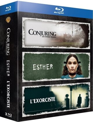 Conjuring (2013) / Esther (2009) / L'exorciste (1973) (3 Blu-rays)
