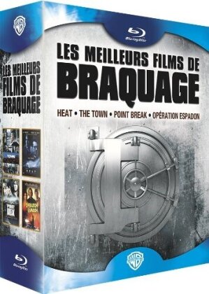 Les Meilleurs Films de Braquage - Heat / The Town / Point Break / Opération Espadon (4 Blu-rays)