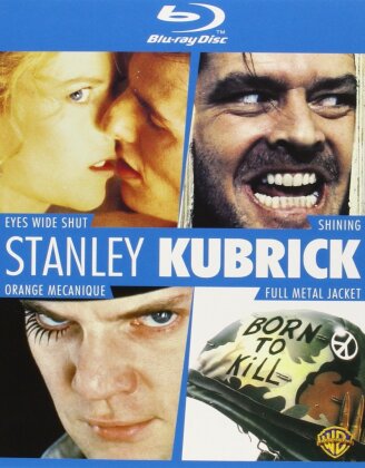 Stanley Kubrick - Eyes Wide Shut / Shining / Orange mécanique / Full Metal Jacket (4 Blu-rays)