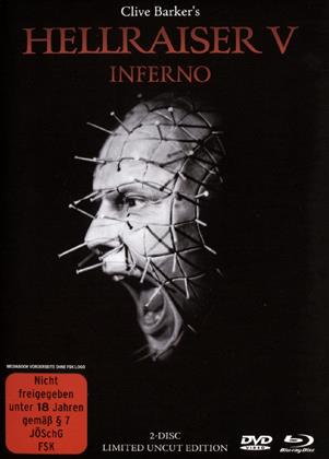 Hellraiser 5 - Inferno (2000) (Black Edition, Edizione Limitata, Mediabook, Uncut, Blu-ray + DVD)