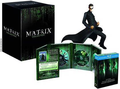 Matrix - La Trilogie (+ Figurine, Limited Edition, 3 Blu-rays + 5 DVDs)