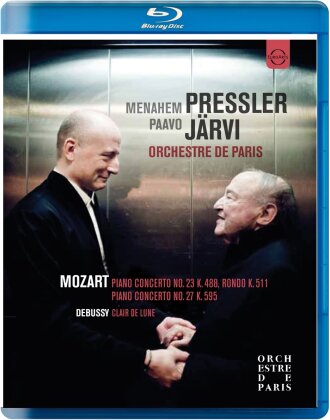 Orchestre de Paris, Menahem Pressler & Paavo Järvi - Mozart - Piano Concertos Nos. 23 & 27 & Debussy - Clair de Lune (Euro Arts)