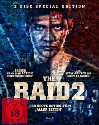 The Raid 2 (2014) (Ungeschnittene Kinofassung, Special Edition, 2 Blu-rays)
