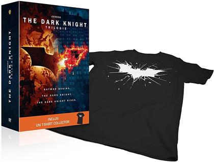 Batman - The Dark Knight Trilogy - La Trilogie (+ T-Shirt) (3 DVDs)