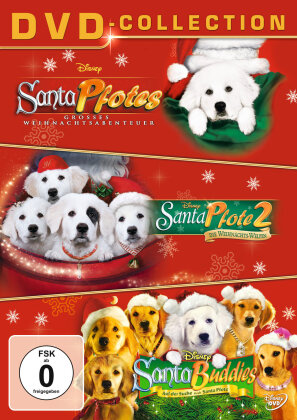Santa Pfotes grosses Weihnachtsabenteuer / Santa Pfote 2 / Santa Buddies (3 DVD)