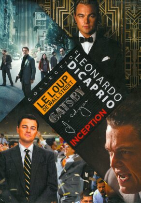 Leonardo DiCaprio Collection - Le Loup de Wall Street / Gatsby le magnifique / J. Edgar / Inception (4 DVD)