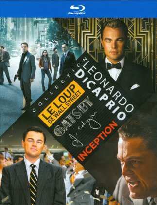 Leonardo DiCaprio Collection - Le loup de Wall Street / Gatsby le magnifique / J. Edgar / Inception (4 Blu-rays)