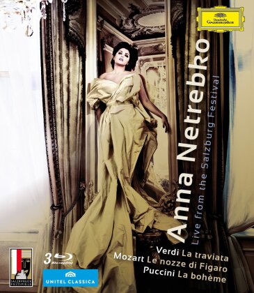 Anna Netrebko - Live from the Salzburg Festival (Deutsche Grammophon, Unitel Classica, Salzburger Festspiele, 3 Blu-rays)