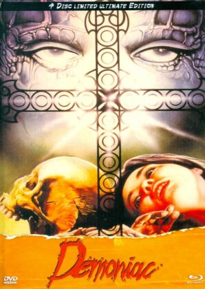 Demoniac (1974) (Cover B, Eurocult Collection, Limited Ultimate Edition, Mediabook, Uncut, Blu-ray + 3 DVDs)