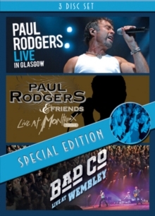 Paul Rodgers (Free, Bad Company, Queen, The Firm) - Live in Glasgow / Live at Montreux / Live at Wembley (3 DVD)