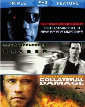 Terminator 3 / Eraser / Collateral Damage (3 Blu-rays)