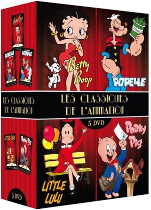 Les classiques de l'animation - Betty Boop / Popeye / Little Lulu / Porky Pig (5 DVDs)