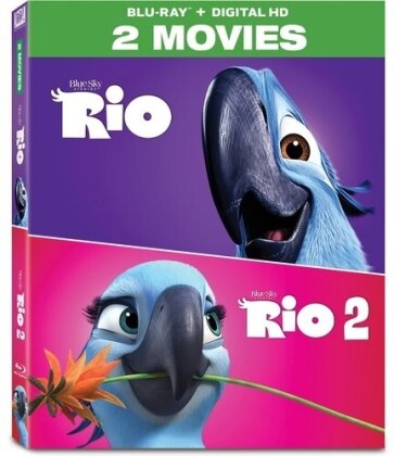 Rio / Rio 2 (2-Movie Collection, 2 Blu-rays)
