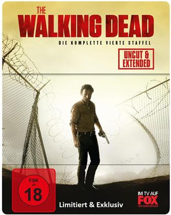 The Walking Dead - Staffel 4 (Extended Edition, Steelbook, Uncut, 5 Blu-ray)