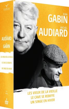 Jean Gabin / Michel Audiard - Les vieux de la vieille / Le cave se rebiffe / Un singe en hiver (s/w, 3 DVDs)