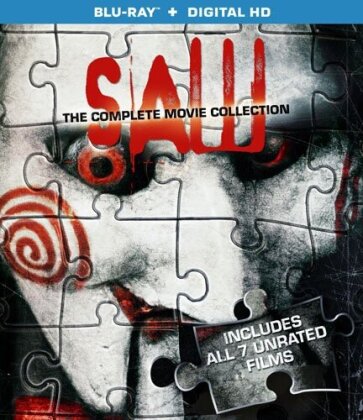 Saw 1-7 - The Complete Movie Collection (Unrated, 3 Blu-ray)
