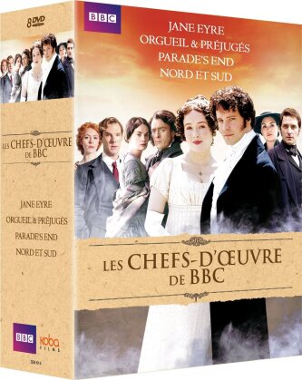 Les chefs-d'oeuvre de BBC - Jane Eyre / Orgueil & Préjugés / Parade's End / Nord et Sud (8 DVD)