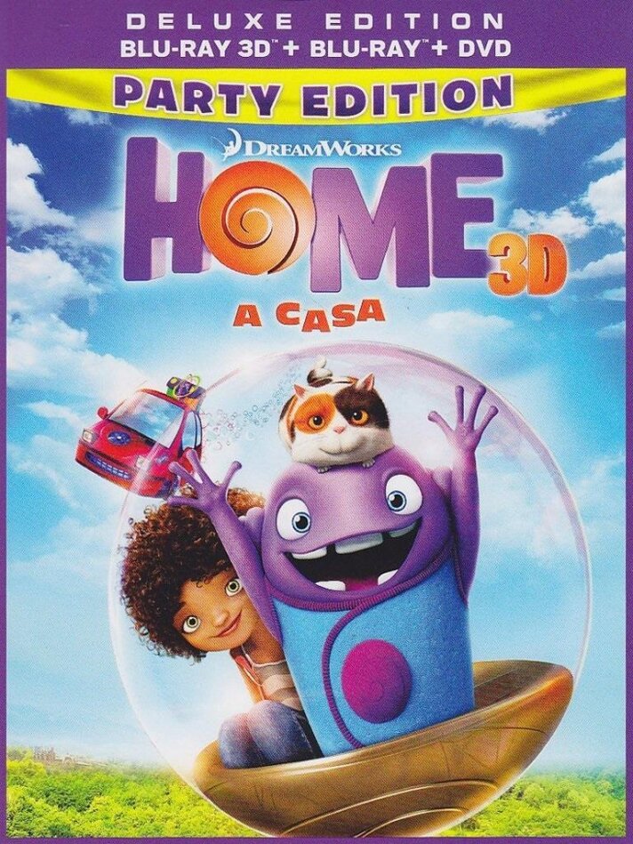 Home - A Casa (2015) (Deluxe Edition, Blu-ray 3D + Blu-ray + DVD)