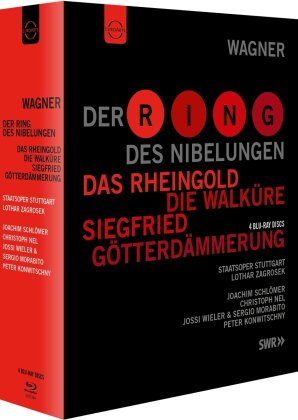 Staatsorchester Stuttgart, Lothar Zagrosek & Wolfgang Probst - Wagner - Der Ring des Nibelungen (Euro Arts, 4 Blu-rays)