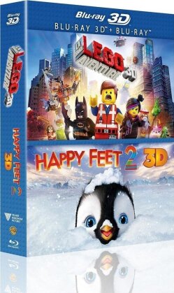 Happy Feet 2 - 3D (2011) / La grande aventure LEGO 3D (2014) (2 Blu-ray 3D (+2D))