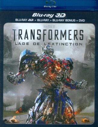 Transformers 4 - L'âge de l'extinction (2014) (Blu-ray 3D + Blu-ray + DVD)