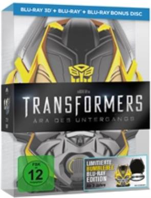 Transformers 4 - Ära des Untergangs (Limitierte Bumblebee Edition - Real 3D + 2D / 3 Discs) (2014) (Limited Edition)
