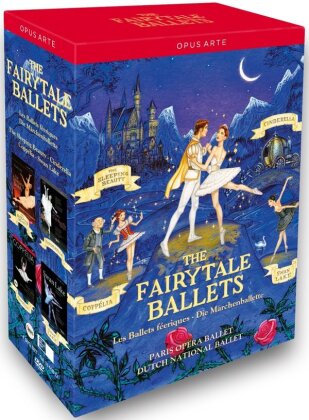Ballet National De Paris & Dutch National Ballet - The Fairytale Ballets - Coppélia / Swan Lake / Cinderella / The Sleeping Beauty (Opus Arte, 4 DVDs)