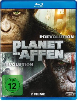 Planet der Affen: Prevolution (2011) / Planet der Affen: Revolution (2014) (2 Blu-rays)