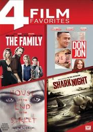 The Family / Don Juan / House at the End of the Street / Shark Night - 4 Film Favorites (4 DVDs)