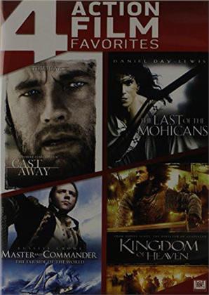 Cast Away / The Last of the Mohicans / Master and Commander / Kingdom of Heaven - 4 Action Film Favorites (4 DVDs)