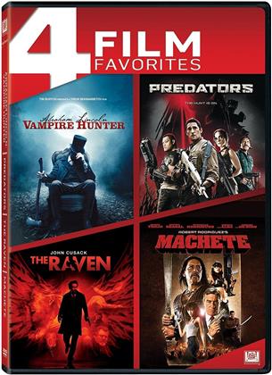 Abraham Lincoln: Vampire Hunter / Predators / The Raven / Machete - 4 Film Favorites (4 DVDs)