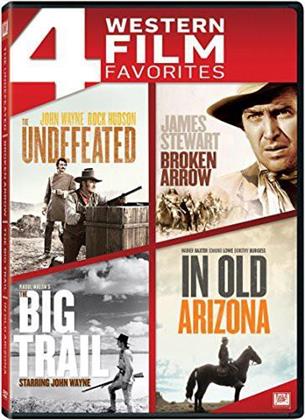 Undefeated / Broken Arrow / Big Trail / In Old Arizona - 4 Western Film Favorites (4 DVDs)