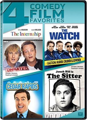 The Internship / The Watch / Cedar Rapids / The Sitter - 4 Comedy Film Favorites (4 DVDs)