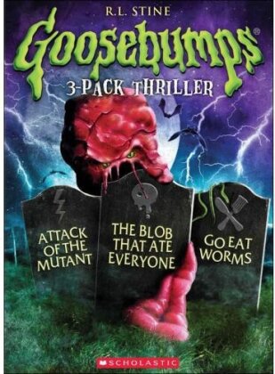 Goosebumps - Attack of the Mutant / The Blob that ate Everyone / Go eat Worms (3 DVD)