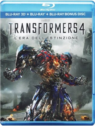 Transformers 4 - L'era dell'estinzione (2014) (Blu-ray 3D + 2 Blu-rays)