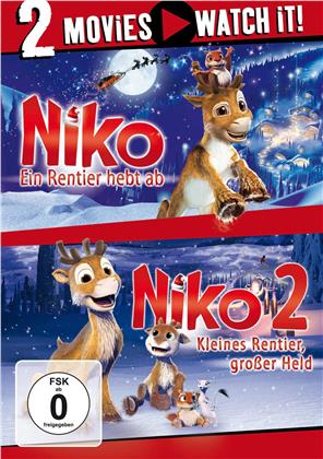 Niko - Ein Rentier hebt ab / Niko 2 - Kleines Rentier, grosser Held (2 DVD)