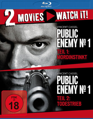 Public Enemy No. 1 - Mordinstinkt / Todestrieb - Mesrine (2008) (Neuauflage, 2 Blu-rays)