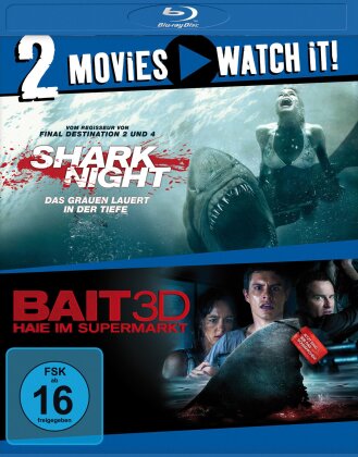Shark Night / Bait - Haie im Super Markt (Blu-ray + Blu-ray 3D (+2D))