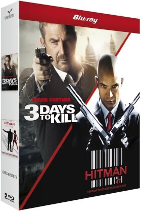 3 Days to Kill (2014) / Hitman (2007) (2 Blu-rays)
