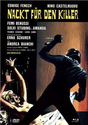 Nackt für den Killer (1975) (Cover C, Eurocult Collection, Limited Edition, Mediabook, Uncut, Blu-ray + 2 DVDs)