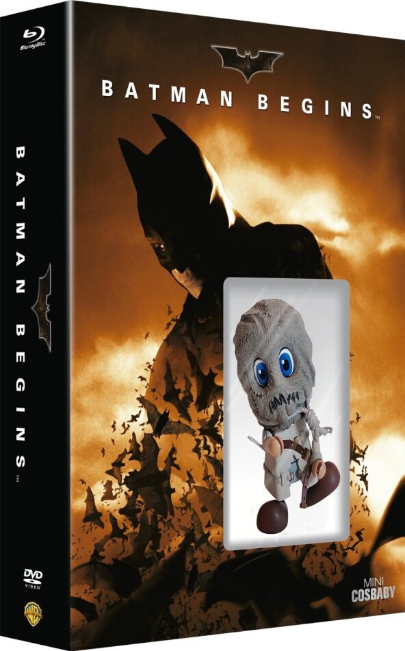 Batman Begins - (Édition Limitée Blu-ray + DVD + Figurine Mini Cosbaby de l'Épouvantail) (2005)