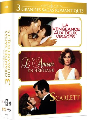 3 Grandes Sagas Romantiques - La vengeance aux deux visages / L'amour en héritage / Scarlett (6 DVDs)