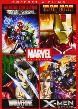 Marvel Animés - Iron Man / Wolverine / X-Men / Avengers Confidential (7 DVD)