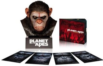 Rise of the Planet of the Apes (2011) / Dawn of the Planet of the Apes (2014) - Caesar's Warrior Collection (Replica Limited Edition with Booklet, 3 Discs)