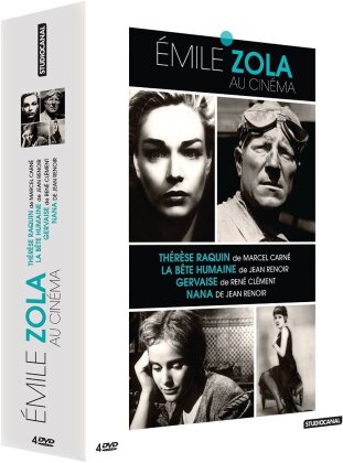 Émile Zola au Cinéma (1925) (b/w, Box, 4 DVDs)